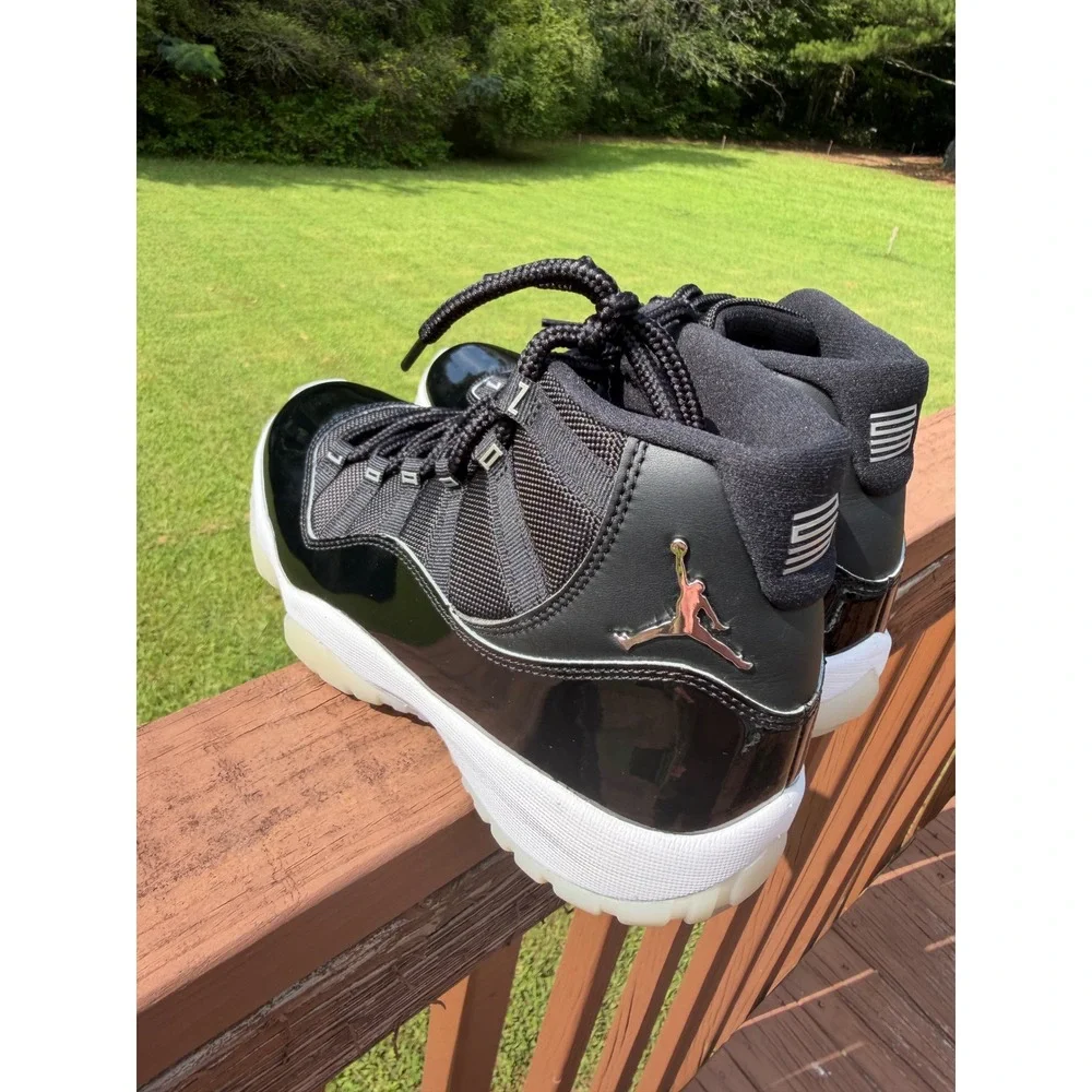 Jordan Air Jordan 11 Retro Mens 8.5 Black Jubilee 25th Anniversary CT8012-011